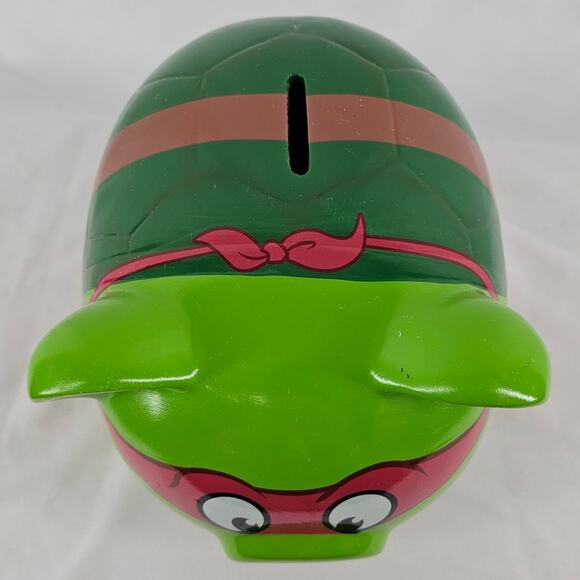 FAB STARPOINT TMNT RAPHAEL CERAMIC PIGGY BANK – 2014 VIACOM NICK.COM COLLECTIBLE - Picture 7 of 10